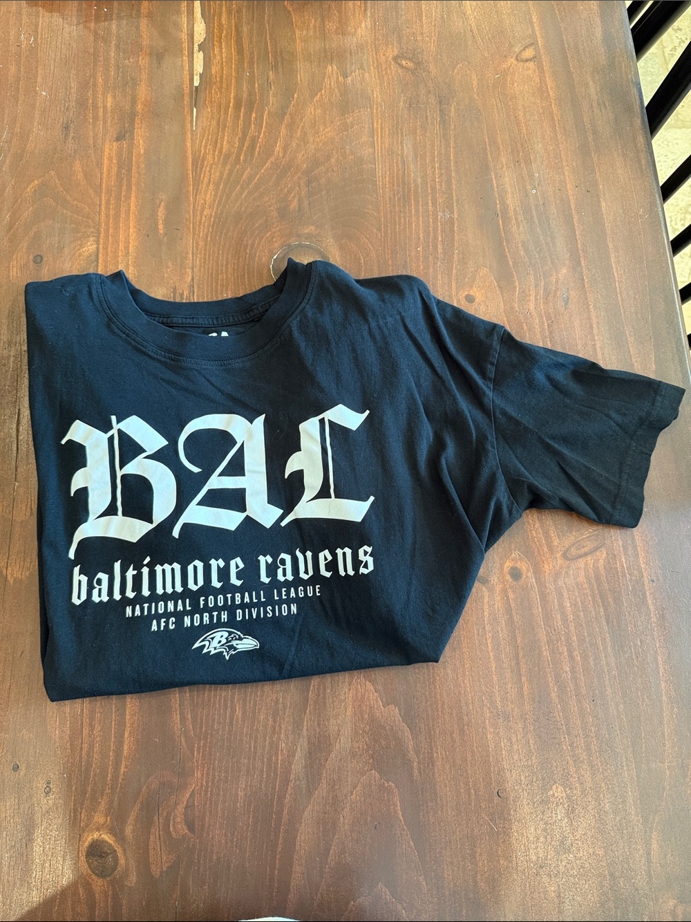 Men’s Black Baltimore Ravens Graphic Tee